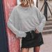 sexy Alluring Mesh See-through Long-sleeve T-shirt, European And American Women's Clothing, High-end, Slimming,_ecoleips.com