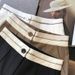 Women's Clothing Women's High-Waisted Color-Block Trousers Loose Fit Slimming Wide-Leg Cropped Mid-Length Summer Suit Shorts_ecoleips.com