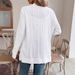 Women's Elegant Pure Color Lace Long Sleeve Jacket Autumn/Winter Double Pocket Open Placket Top Style_ecoleips.com