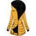Women's Clothing Heavy-Duty Full-Zip Hooded Coat With Full-Zip Closure,ar, Winter Jacket, Hiking Apparel_ecoleips.com