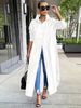 Trendy Oversized Shirt Dress – Women’s Longline Coat For Autumn/Winter, Minimalist & Versatile_ecoleips.com