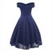 women's clothing front and back deep V-neck lace sexy dress_ecoleips.com