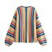Women's Clothing Autumn New Women's Clothing Casual Multi Color Hand Crocheted Sweater Design Sense Loose Knit_ecoleips.com