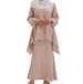 2025 Malay Exquisite Lace Muslim Two-piece Suit Dress_ecoleips.com