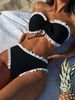 Women's Clothing Women's Two Piece Swimsuit Strapless Sexy Bikini European American For Formal & Casual For Women_ecoleips.com