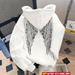 Rhinestone Wings Long Sleeved Pullover Sweatshirt Hoodie For Men And Women_ecoleips.com