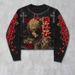 Unisex Street Style Statue Of Liberty Flame Print Crewneck Sweatshirt Hot Selling Item On Women's Clothing Hoodies & Sweatshirts_ecoleips.com