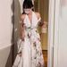 Women's Clothing Chiffon Floral Print Casual Dress_ecoleips.com