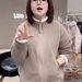 girl Small Fire Stove Warm Cotton Jacket Ollie Fleece Stand Collar Windproof Slimming Winter New Versatile Thickened Zipper_ecoleips.com