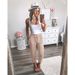 Suitable For All Seasons 2019 Women's Fashion Linen Thin Harem Loose Cropped Pants_ecoleips.com
