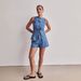Women's Clothing Spring And Summer Sleeveless Waist High Waist Loose Denim Shorts Set_ecoleips.com