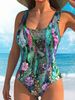 2026 Slimming High-End Training Bikini One Piece Swimsuit Retro Conservative Design For Professional Competitive Swimming_ecoleips.com