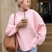 Simple And Versatile Pullover Soft Flat Needle Knitted Sweater_ecoleips.com