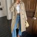Diyun European And American Vacation Solid Color Long Sleeve Coat Women's Fashion 2025 Autumn Winter_ecoleips.com