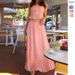 New Women's Clothing 2025 Summer Strap Bow Sweet Top Pleated Fairy Skirt Set For Women_ecoleips.com