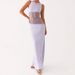 Women's Sexy Lace Hollow Out Backless Low Waist Bodycon Midi Dress – Elegant Evening Party Gown_ecoleips.com