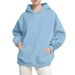 2026 New Spring Women's Clothing, Cross-Border European And American Style Hoodie Jacket, Elegant Commuting Loose Solid_ecoleips.com
