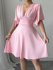 Women's Fashionable Dresses, Women's Summer Oversized V-neck Dresses, Elegant Evening Gowns For Parties, Casual Outings, Dates, Weddings, And Vacations._ecoleips.com