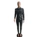 Women's Leather Jacket Suit Candy Color Cardigan Tracksuit Women's Clothing_ecoleips.com
