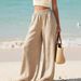 Women's Summer Thin Casual Loose Slimming Solid Color Long Pants New Clothing_ecoleips.com