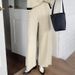 Women's High-End Fashion Striped Knitted Waistcoat And Slim Wide Leg Pants Set Casual Spring/Autumn Outfit_ecoleips.com