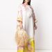 Summer New Women's Printed V Neck Robe Casual Fashion Long Skirt Dress Loose Holiday Style 2024_ecoleips.com