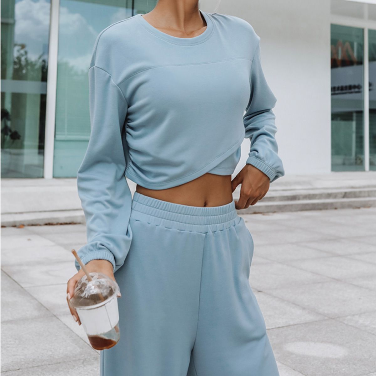 Women's Autumn/Winter Sporty Casual Hoodie Set 2-Piece_ecoleips.com