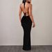 2025 Spring And Summer New One Step Skirt Seaside Sexy Waist Floating Tight Dress_ecoleips.com