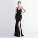 Women's Clothing New Sling Evening Sequin Dress Long Banquet Slim Evening Dress With Elegant Temperament_ecoleips.com