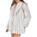 Luxury Faux Fox Fur Coat For Women - Trendy Mid-Length Streetwear Jacket In 12 Vibrant Colors_ecoleips.com