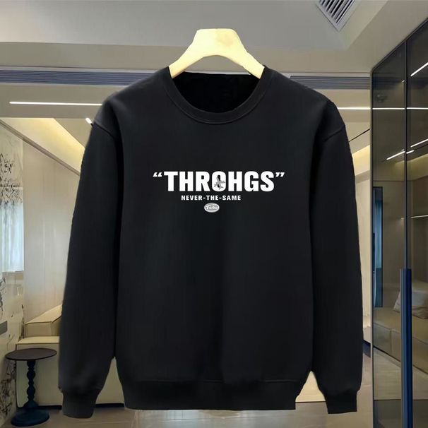 FW25 Matching Couple Cotton Crew Neck Sweatshirt - His & Hers_ecoleips.com