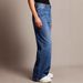 Women's Clothing Fashion Retro High Waist Loose Wide Leg Pants Straight Jeans Drape Mopping Trousers For Women_ecoleips.com