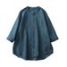 Breathable Linen Blend Shirt – Relaxed Fit Short Sleeve Top With Chest Pocket (M-2XL, 75% Cotton + Linen, Sun Protection, Japanese Minimalist Style)_ecoleips.com