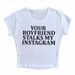New American-style Summer Top With Round Neck And Letter Print, Fashionable Slim-fit Retro Short-sleeve T-shirt_ecoleips.com