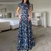 2026 Spring New Women's Clothing Cross-Border European And American Des Fashionable Elegant Loose Plant Print Long_ecoleips.com