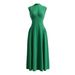 Elegant Women's Casual Slim Fit Dress Waist Popular_ecoleips.com