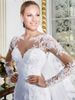 Women's Clothing Long Sleeved Double Shoulder Lace Slim Palace Retro Wedding Dress_ecoleips.com