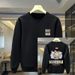 FW25 Matching Couple Cotton Crew Neck Sweatshirt - His & Hers_ecoleips.com