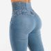 High Waist Stretchy Skinny Jeans For Women – Sexy Blue Washed Denim Pants, Tapered Leg, Streetwear Style_ecoleips.com