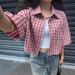 K New Women's Short Five Quarter Sleeved Top Shirt_ecoleips.com