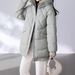 Women’s Puffer Jacket – Oversized Cropped Fit, Lightweight Warmth, Hooded Streetwear Essential (Black/Matcha/White/Coffee, M-XXL)_ecoleips.com