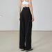 Outdoor Training Casual Running Fitness Loose Straight High Waist Sports Trousers Yoga Pants Wide Leg Women_ecoleips.com