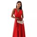 Women's Clothing 2025 New European And American Lace V Neck Evening Long Dress Dress For Women_ecoleips.com