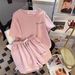 Women's Clothing Running Clothes Spring And Autumn New Short Zipper Sweater Fashionable Loose Sportswear Leisure Two Piece Suit Fashion_ecoleips.com