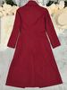  Double-Breasted Wool Blend Coat - Women's Long Trench Coat With Notched Lapel, Wrinkle-Resistant (S-XL)_ecoleips.com