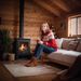 Festive Knit Christmas Sweater For Women – Soft Pullover With Faux Fur Details (XS-XL, Classic Red)_ecoleips.com