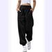 High Waist Jogger Pants For Women – Stretchy Cuffed Lounge Pants (Polyester, 16 Colors, S-Xxxl, Casual, Yoga, Streetwear)_ecoleips.com