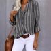 Women's Clothing Fashion Printed Striped Shirt For Women Same Day Delivery Simple Wish_ecoleips.com