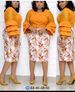 Women's Clothing Elegant Lace Trim Floral Print Bodycon Dress – Plus Size A-Line Midi Dress For Women (Pink/Yellow/Green)_ecoleips.com
