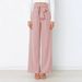 Spring/Summer Women's Wide Leg Pants Casual Versatile High Waist Slimming Tie Waist Bow Workwear Style_ecoleips.com
